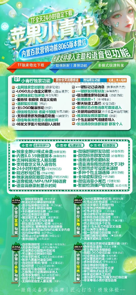 小青柠TF（微信多开软件哪里买）斗战神8065